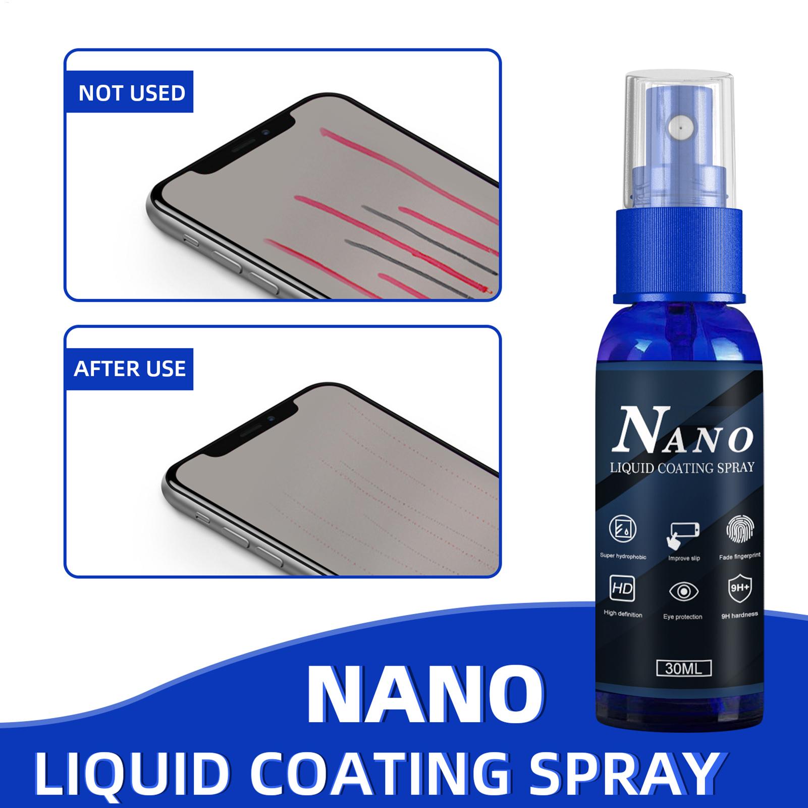 Oleophobic Coating Spray - 30ml Liquid Screen Protector Hydrophobic Oleophobic
