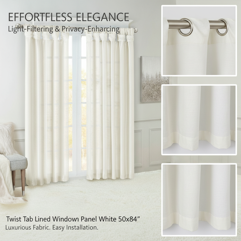 1PCS White Polyester Twist Tab – Privacy Filter 2Pack Bewertung und Preis