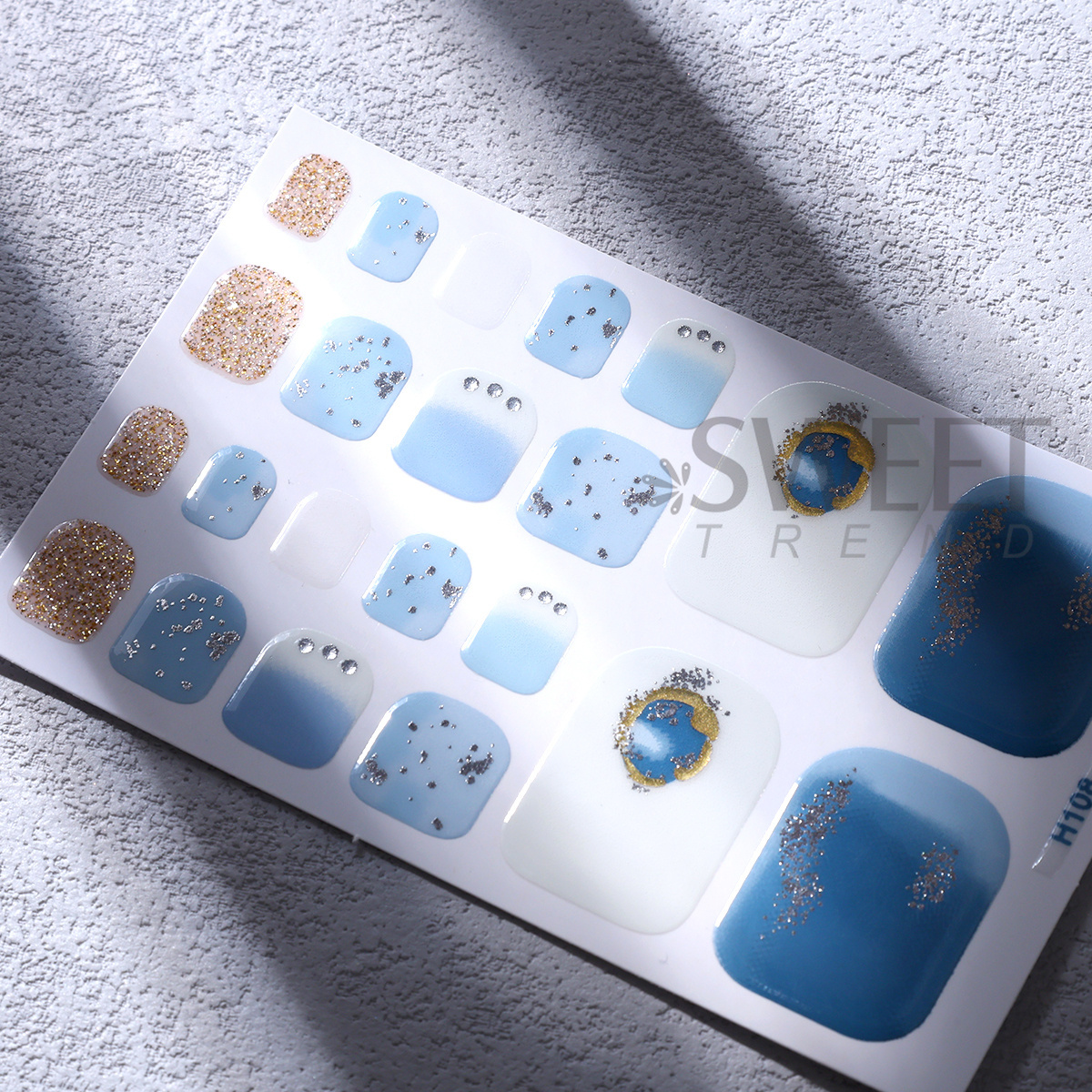 5pcs Elegant Rhinestone Design – Full Cover Adhesive Bewertung und Preis