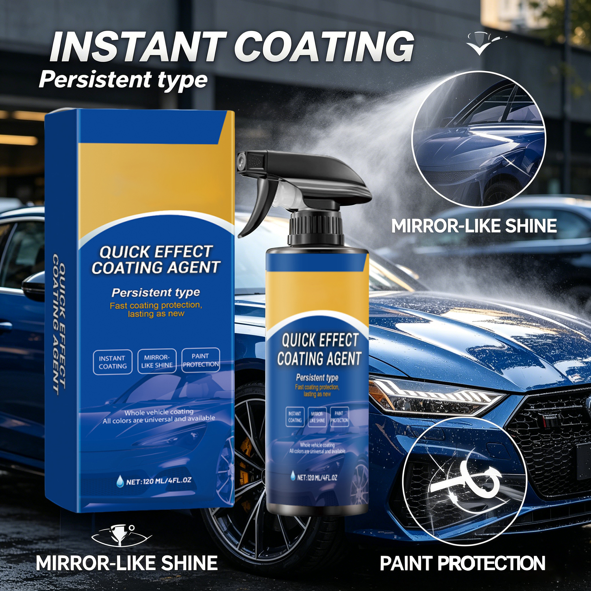 Car Quick Coating Agent Spray  – Nano Liquid Coating Bewertung und Preis