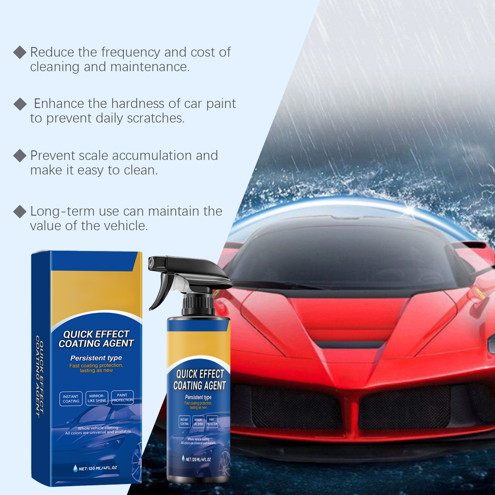 Car Quick Coating Agent Spray  – Nano Liquid Coating Bewertung und Preis