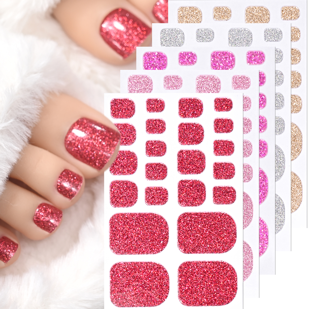 22Tips Pink Glitter Toe Nail S – Full Cover Adhesive Bewertung und Preis